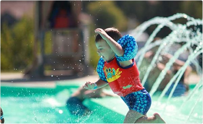 Pataugeoire chauffée